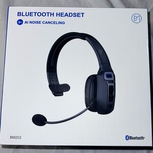 Bluetooth Headset Trucker Headset with AI Noise Cancellation Microphone
